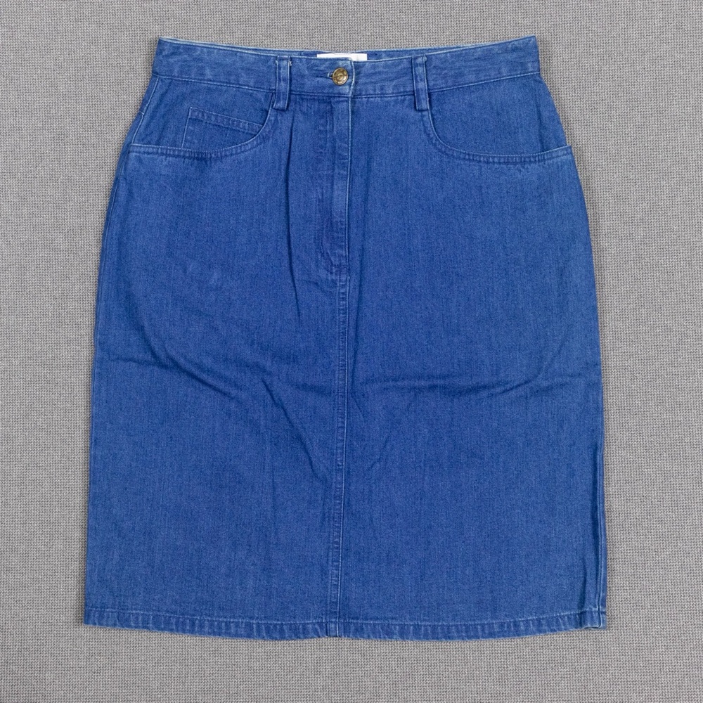 Talbots Denim Pencil Skirt